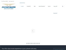 Tablet Screenshot of clearskiesaviationnd.com